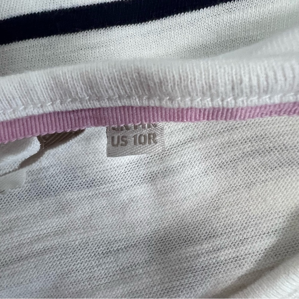 Boden Faye Rainbow Stripe Jersey T-Shirt Dress Size 10 - Picture 7 of 8
